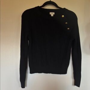 J. Crew Black Knit Sweater